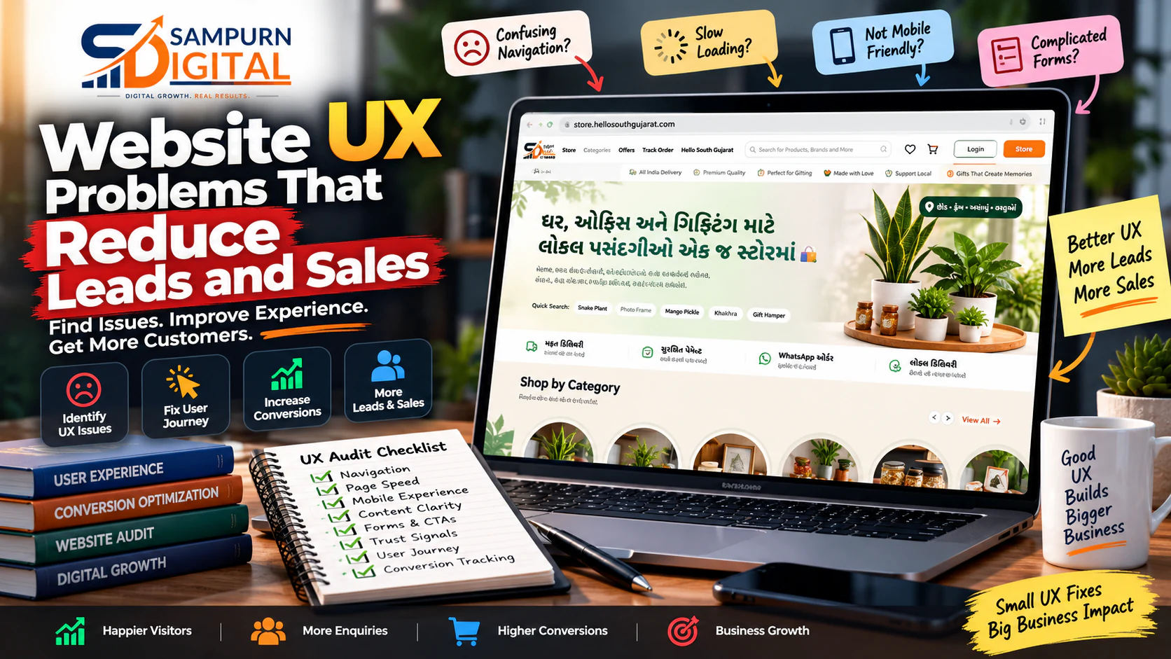 Website UX Problems That Reduce Leads and Sales