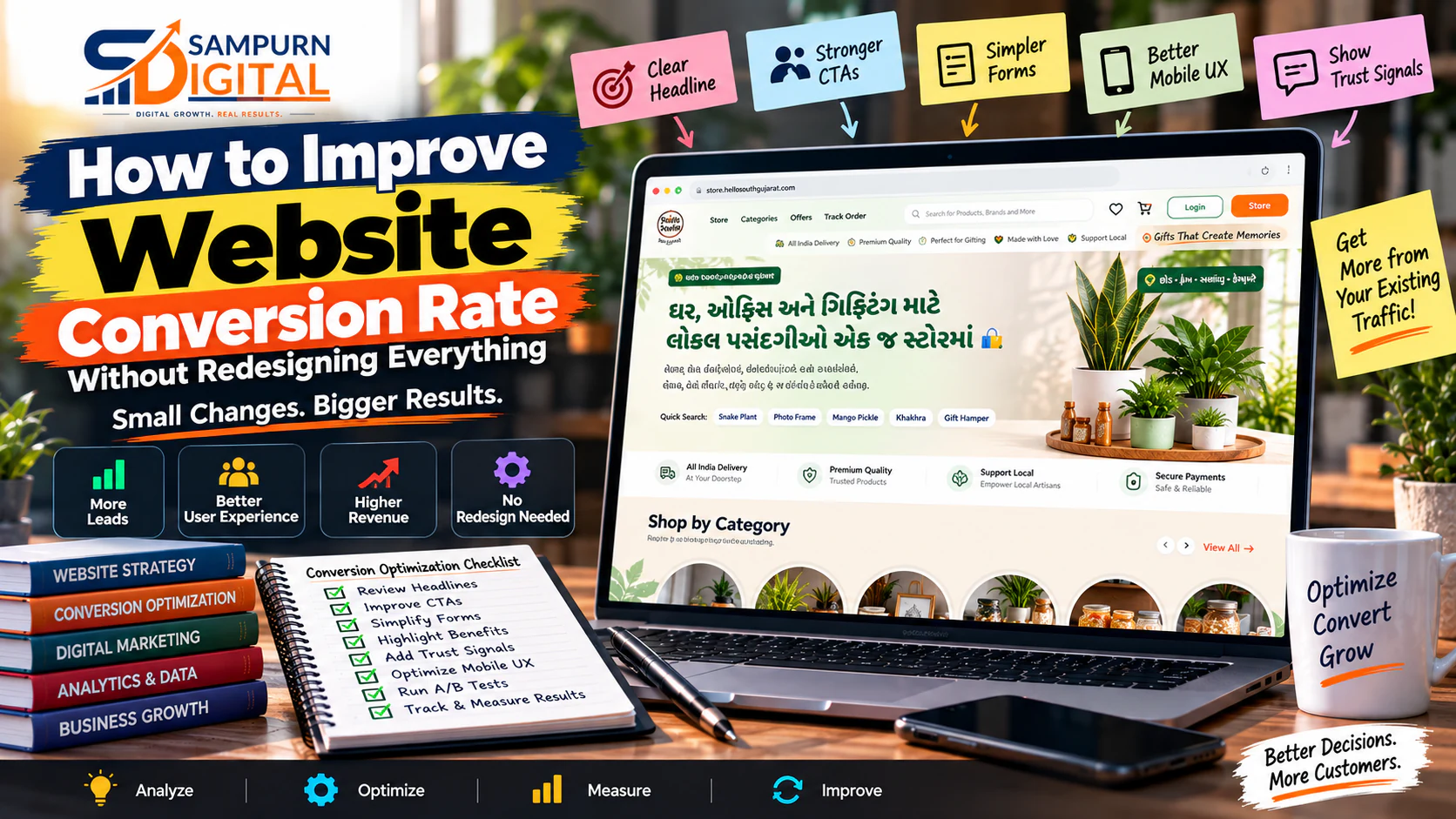 How to Improve Website Conversion Rate Without Redesigning Everything