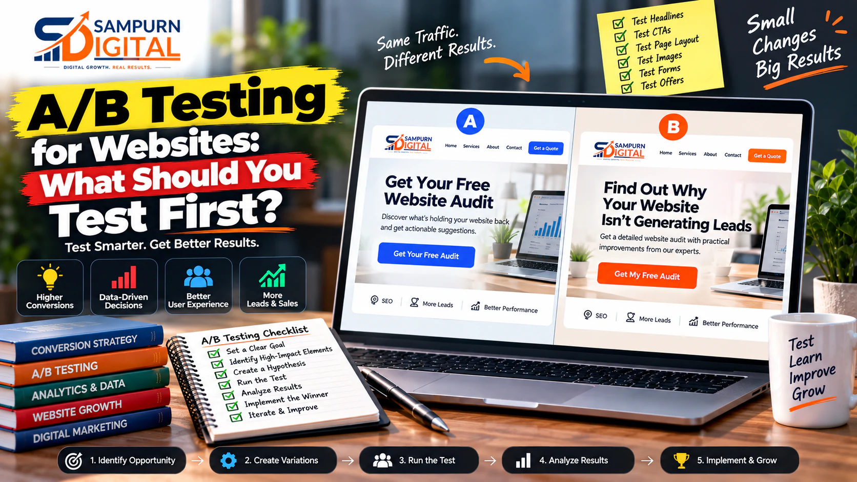 A/B Testing for Websites: What Should You Test First?