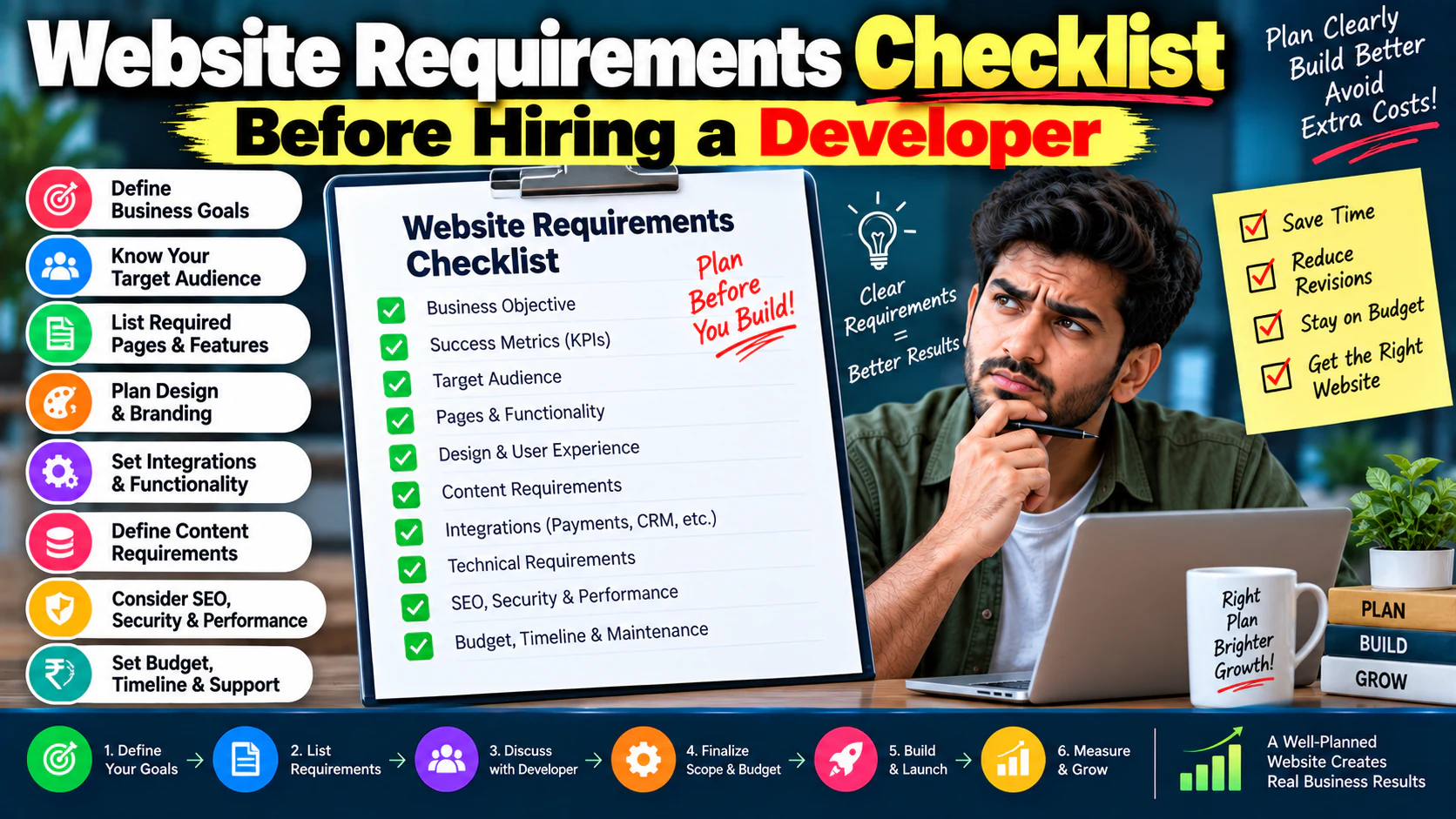 Website Requirements Checklist Before Hiring a Developer