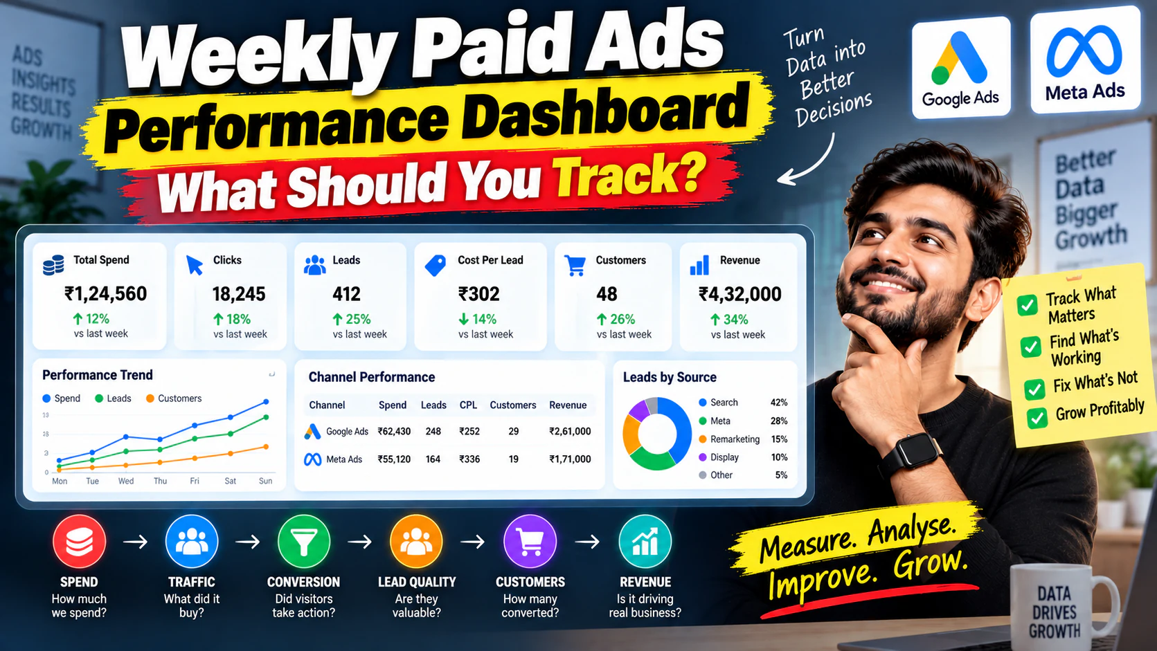 Weekly Paid Ads Performance Dashboard: What Should You Track?